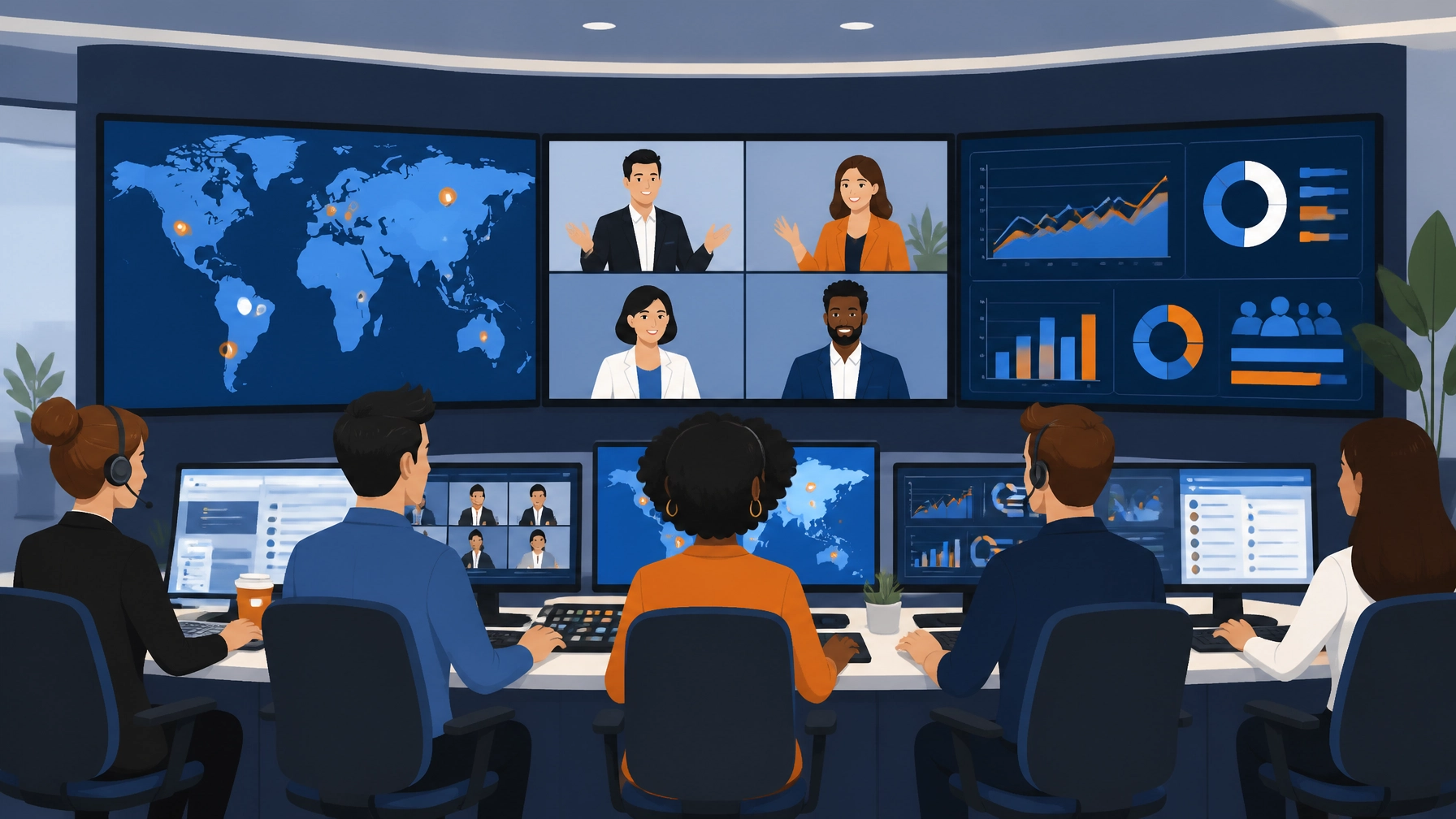 Step-by-step workflow diagram for virtual event creation 2026 showing objective mapping, specialist sourcing, platform configuration, speaker coaching, and live execution